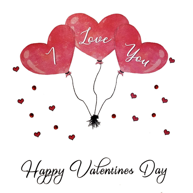 Happy Valentines Balloons