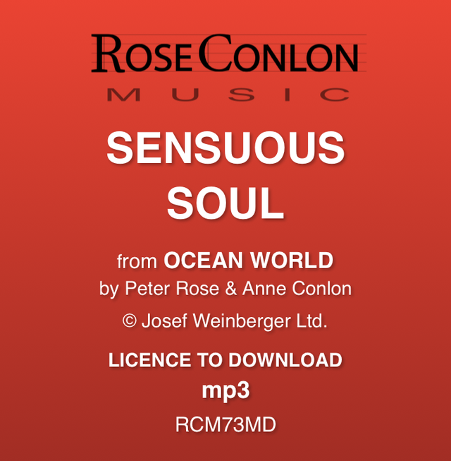 SENSUOUS SOUL  (from Ocean World by Peter Rose &amp; Anne Conlon)