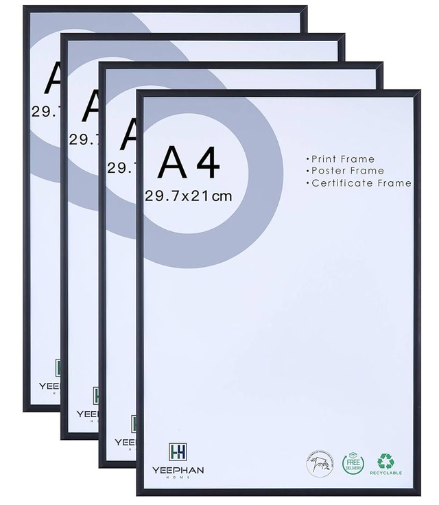 Z: A4 Black Aluminum Frame