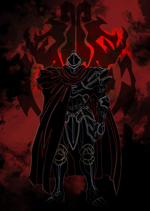 Poster chevalier Momon