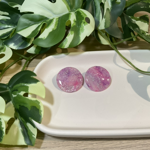 Flieder: Ohrstecker #0304