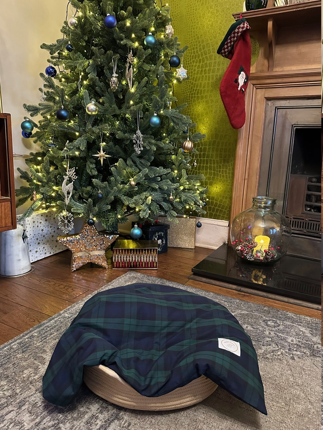 Green / Blue Tartan Cover 