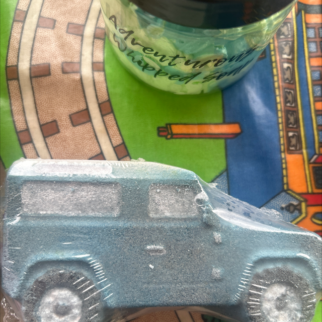 Landrover bath bomb
