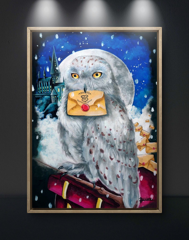 Print &quot;Harry Potter&quot; (Hedwige) - Warner Bros