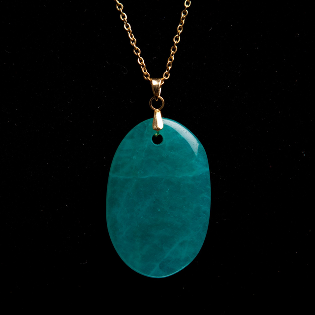 Pendentif amazonite russe