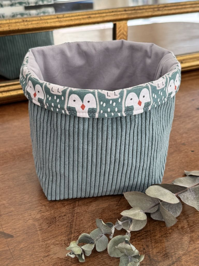 Panière velours modèle S