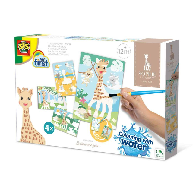 SES Creative Sophie la girafe  Kleuren met water