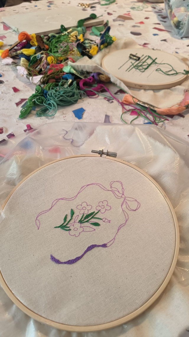 Lundi 7 Juillet - Initie toi à la broderie