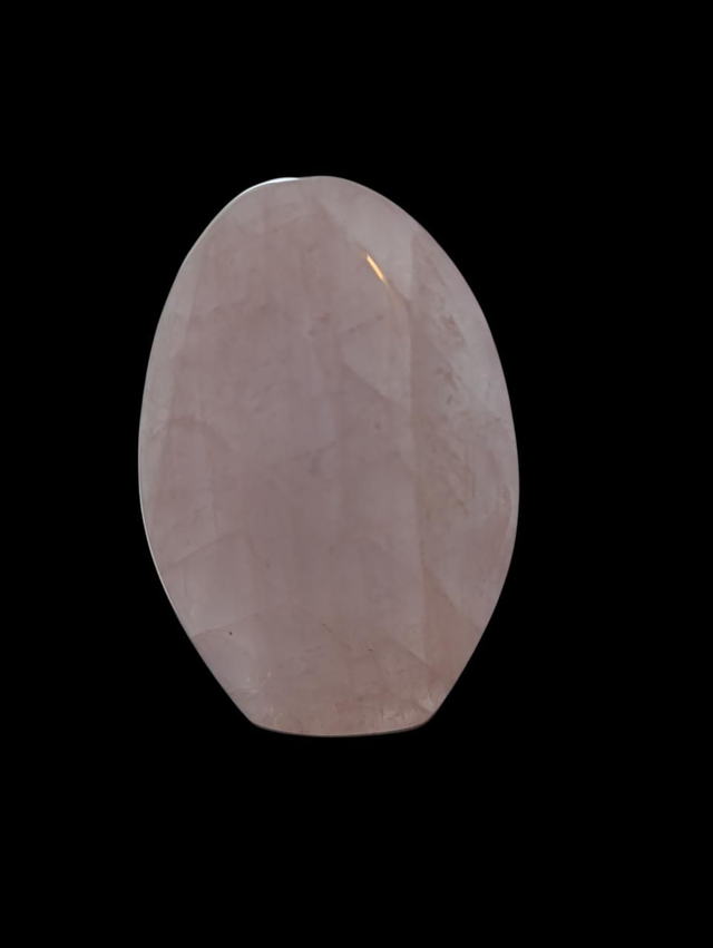 Quartz Rose de Madagascar – Galet poli XXL