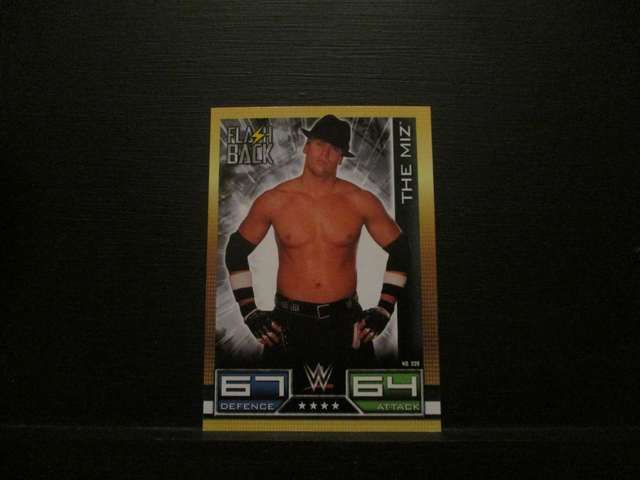 The Miz - Flash Back Slam Attax 10th Edition Original Trading Card #339