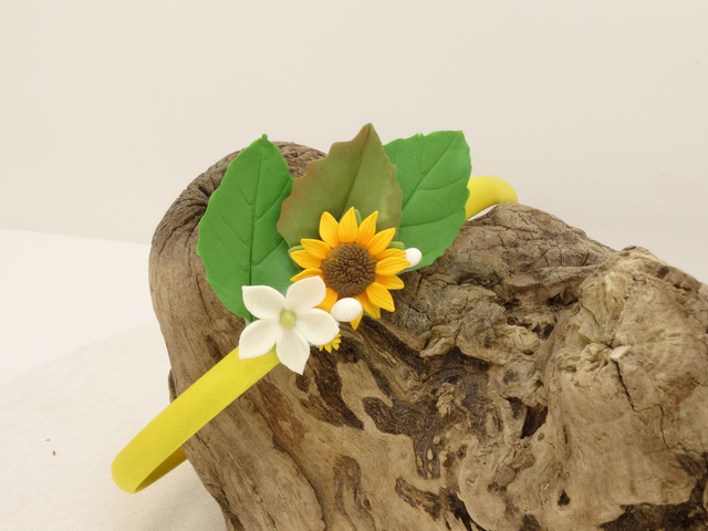 Diadema de girasol