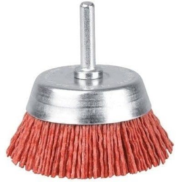 Brosse conique nylon rouge SCID - Diamètre 50 mm
