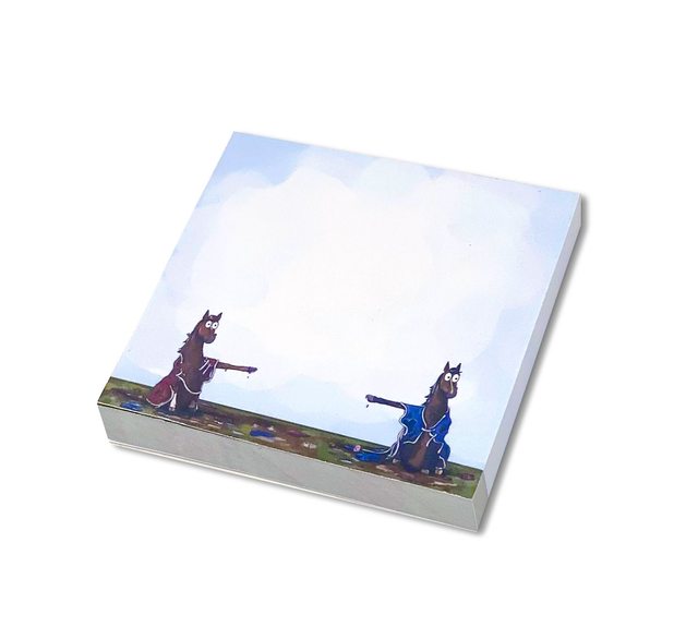 "He Started It" Sticky Notes