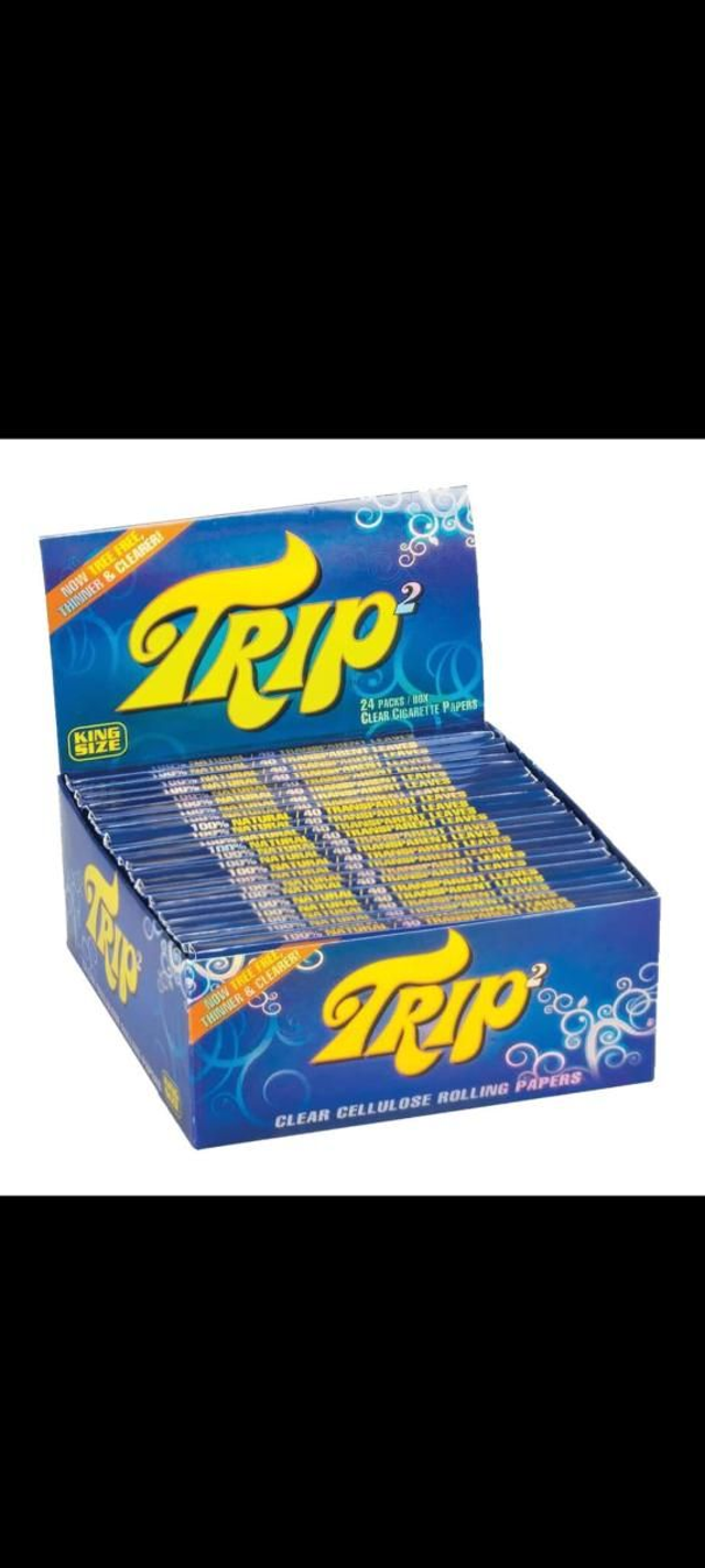 Trip transparent kingsize slim rolling papers

