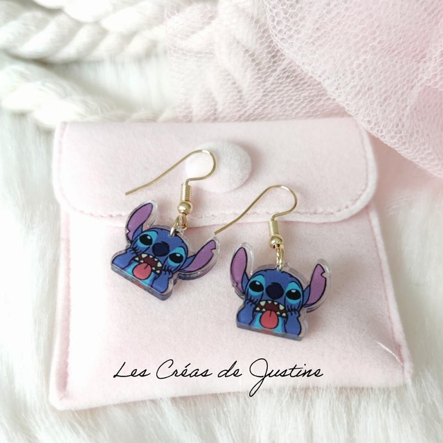 Boucles d&#039;oreilles Stitch 