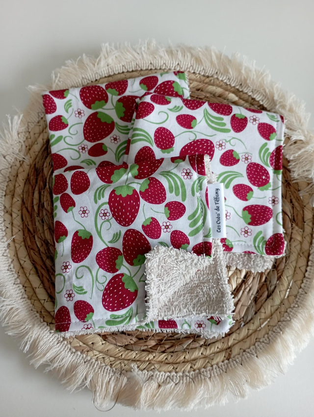 Essuie tout lavable 3 feuilles.