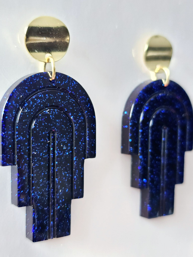 MIAMI bleu foncé pailletté