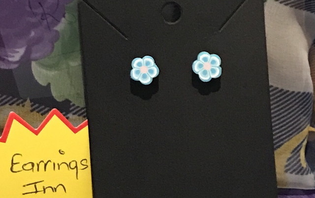 Children Blue Earrings - CBE01
