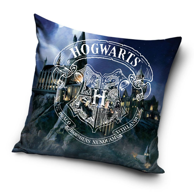 Coussin Poudlard 40x40 cm - Oreiller Harry Potter