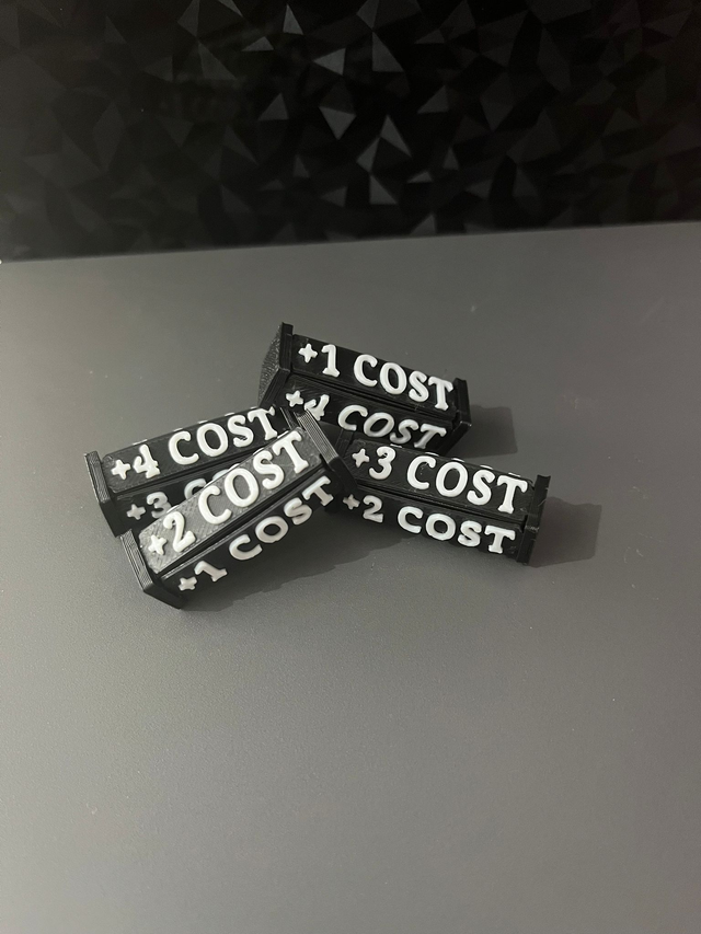 +1 bis +4 Kosten Set (4 tlg.)