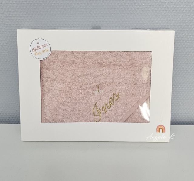 Cape de bain avec prénom