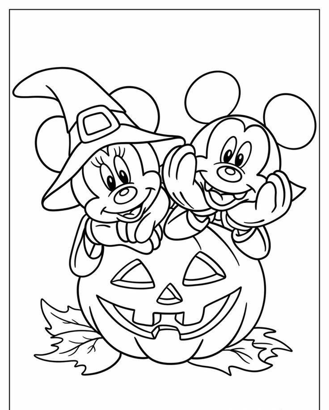 Mickey Mouse Halloween Canvas 