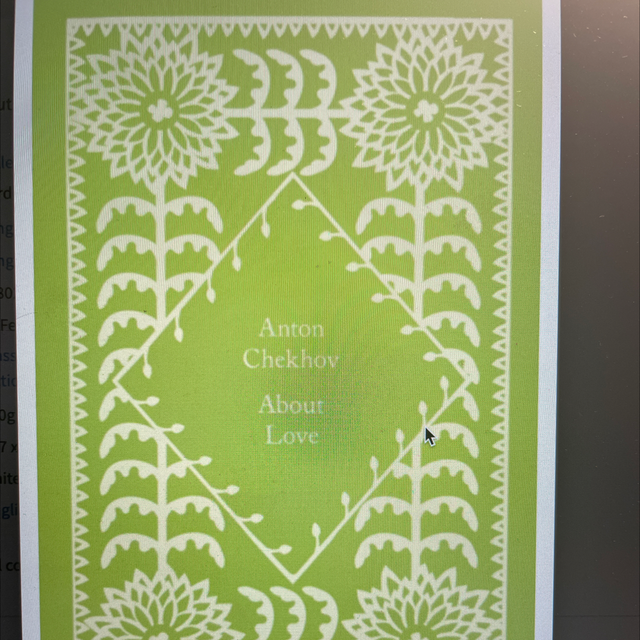 About Love Anton Chekhov