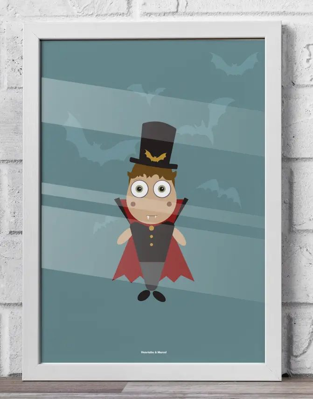 10 - Affiche enfant vampire