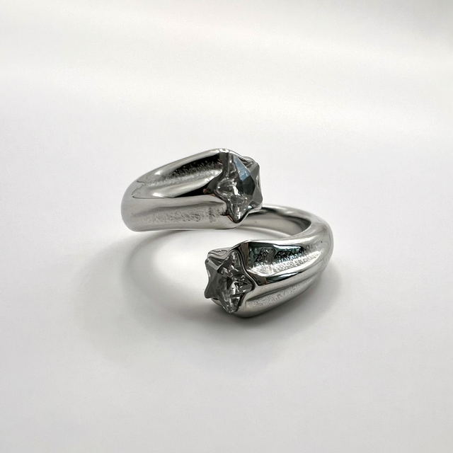 Shooting star gyűrű - ezüst