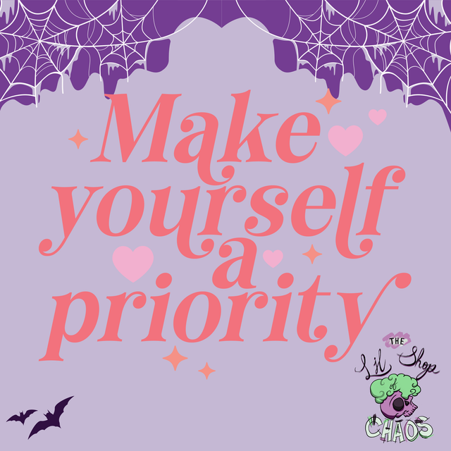 Make Yourself a Priority | Keyring, Pin or Phone Grip | 248