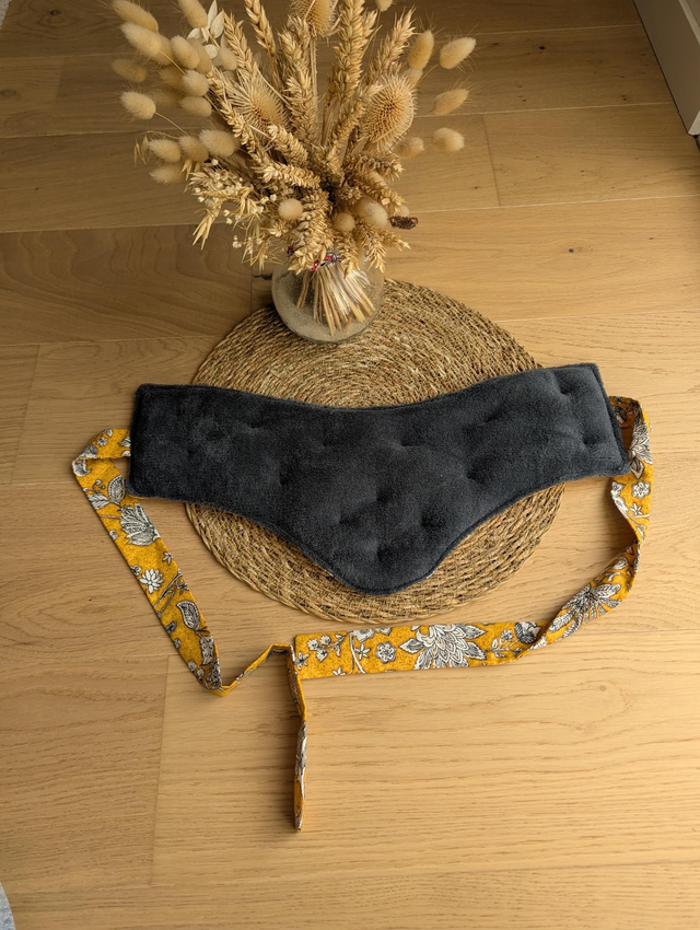 Bouillotte avec sangles