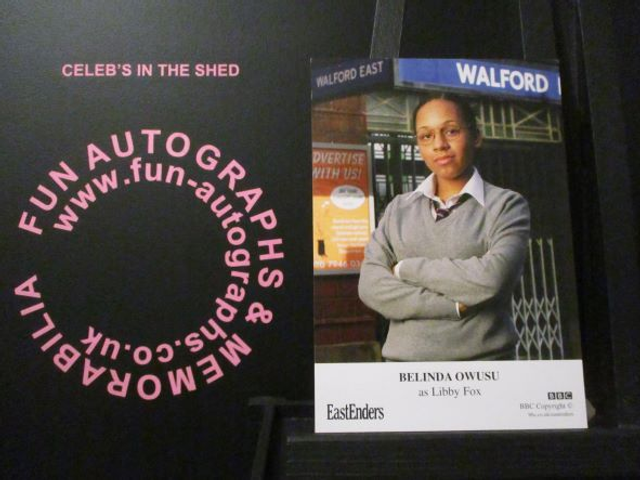 Belinda Owusu (Libby Fox) Original EastEnders Cast Card