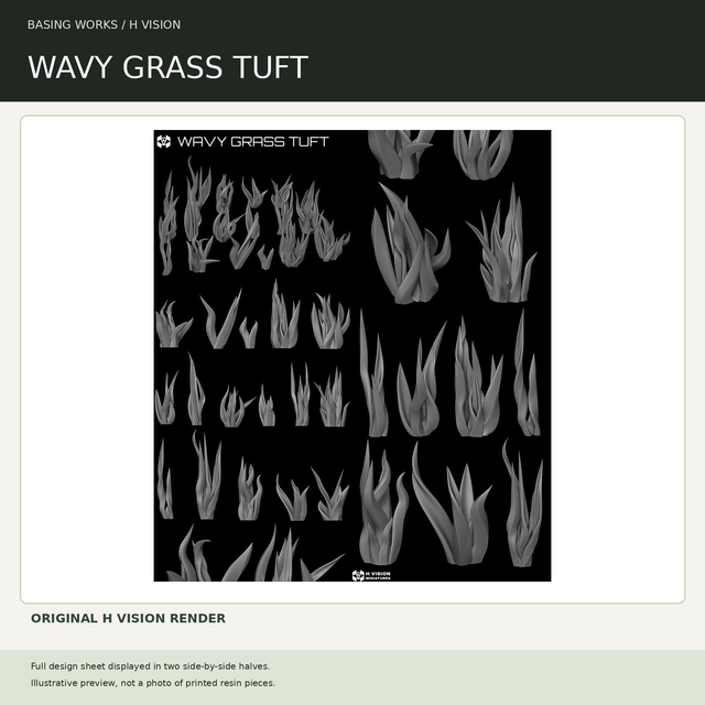 H Vision - Wavy Grass Tuft