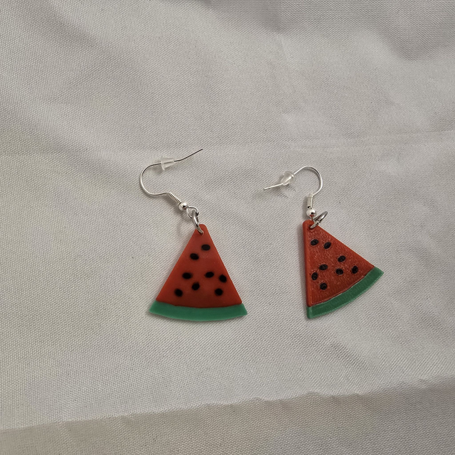 Boucles d'oreilles Pastèques