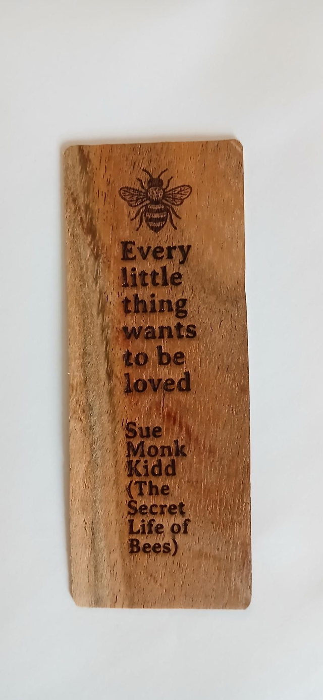 Bookmark inspired by The Secret Life of Bees.