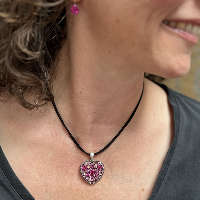 Kette HEARTS ON FIRE Pink Joy, Pink