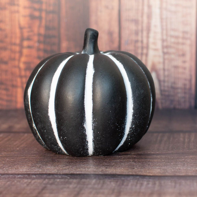 Cement Pumpkin - Black