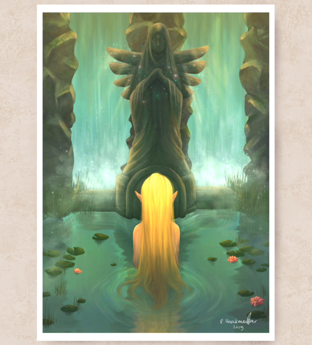 Zelda - Fairy Fountain Print-P77