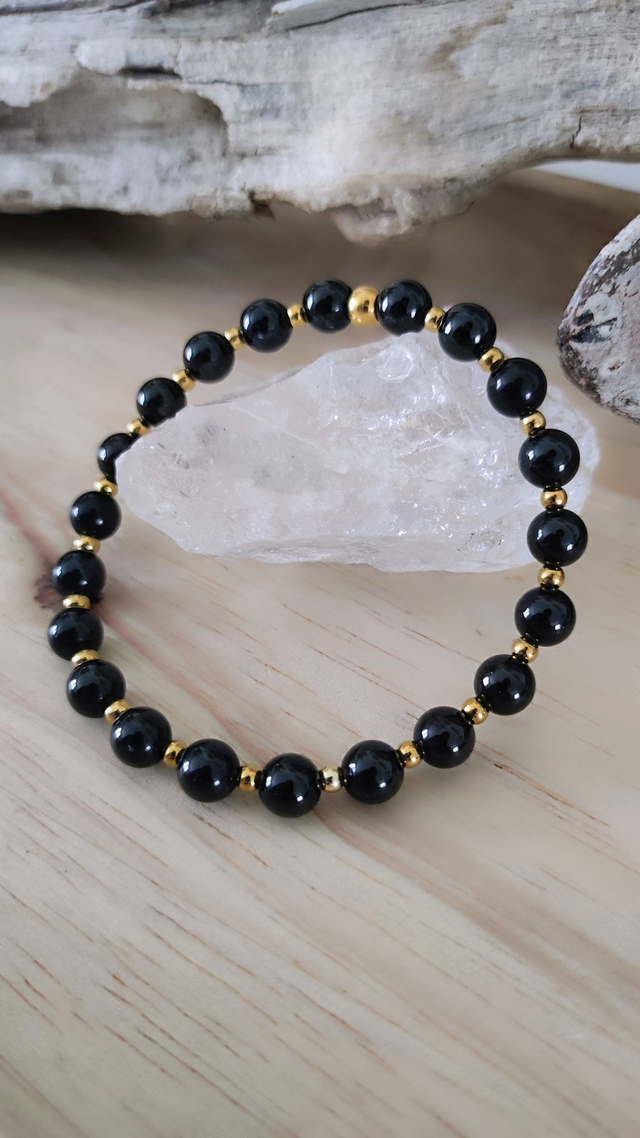 Bracelet Spinelle "Attitude Optimiste et Puissante Protection"