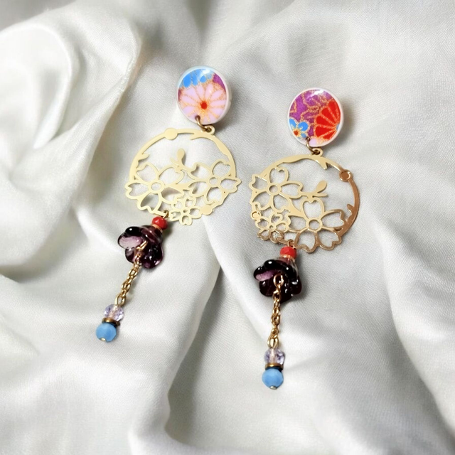 Boucles d'oreilles pendantes uniques et élégantes