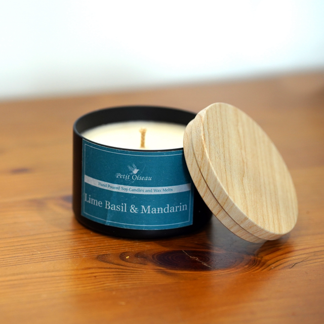 Lime Basil & Mandarin 155g Soy Wax Candle 