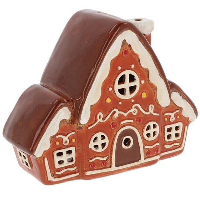 Village Pottery Gingerbread House Tealight Holder – Christmas Decoration