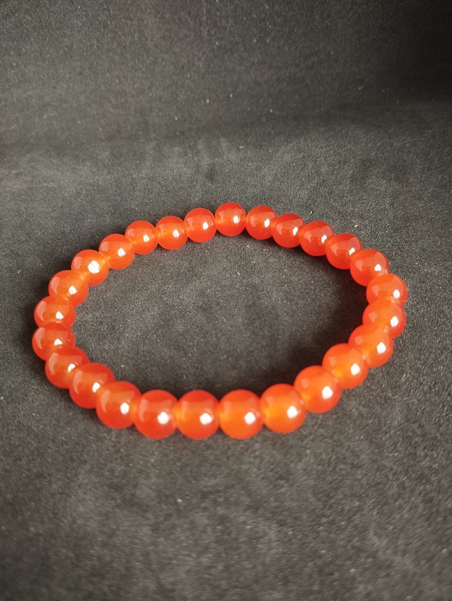 Bracelet en Agate Rouge