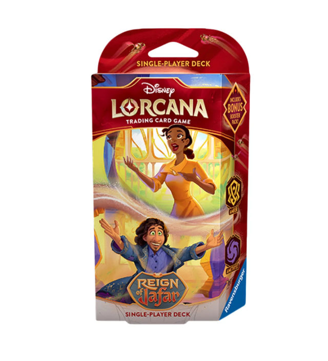 Disney&#039;s Lorcana: Reign of Jafar Starter Deck Tiana en Bruno