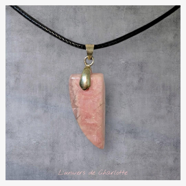 Pendentif &quot;Rhodochrosite&quot; PN-088