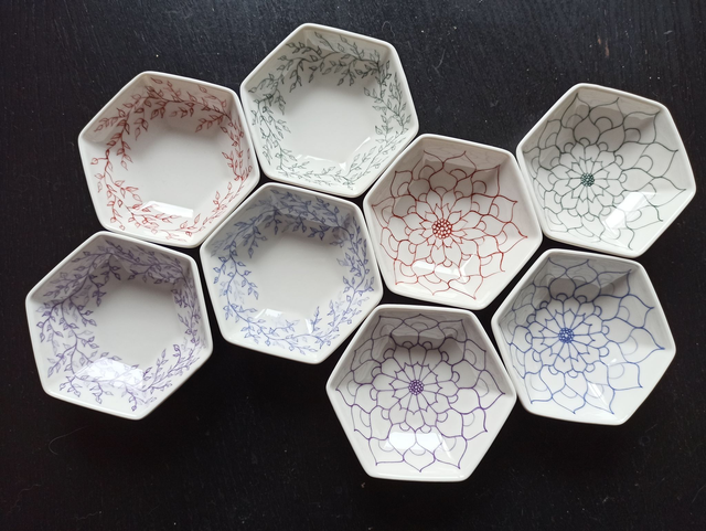 Coupelle hexagonal 8cm - CH8