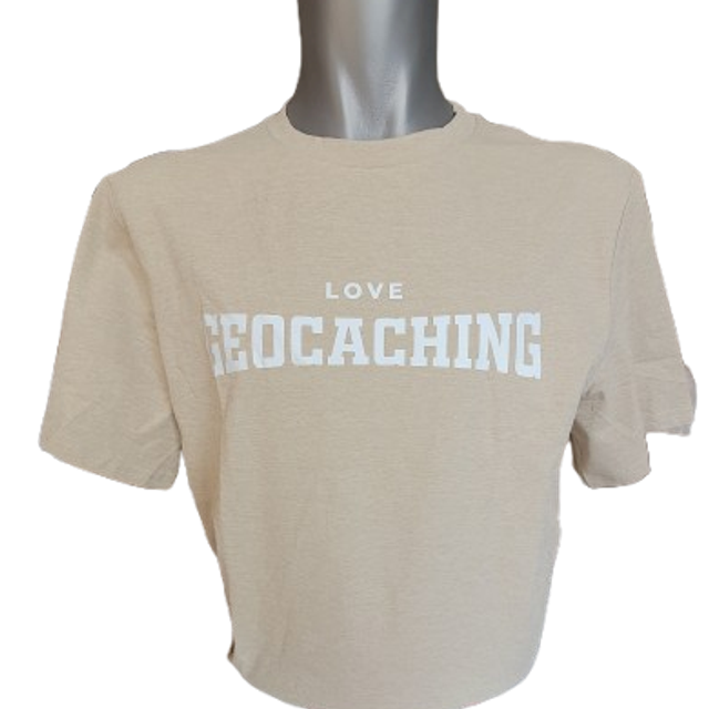 Tee-shirt sable "Love Geocaching"