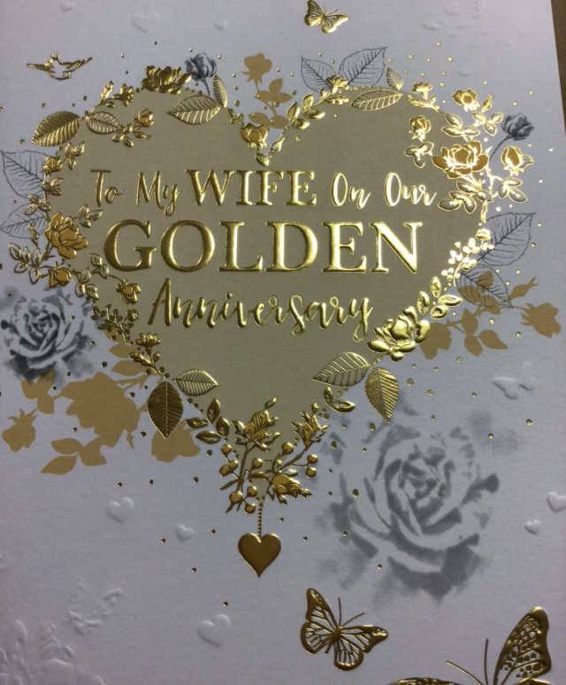 Anniversary Wife Golden WW