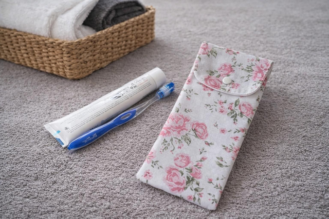 étui de voyage pour brosse à dents et dentifrice 