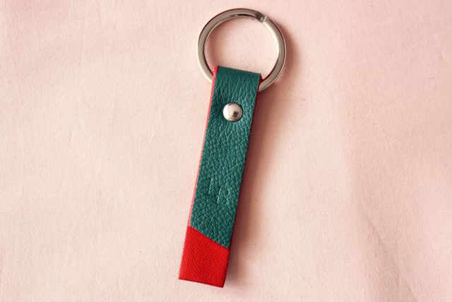 Porte Clé - Vert&amp;Rouge